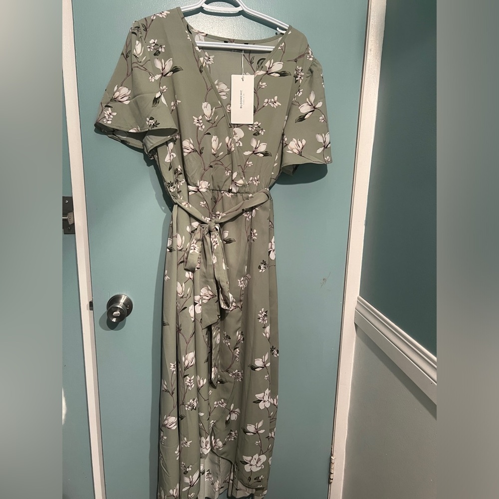 Green Bloomchic dress